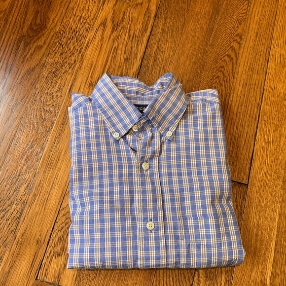 Men’s light blue Nautica dress shirt size M - Picture 1 of 4